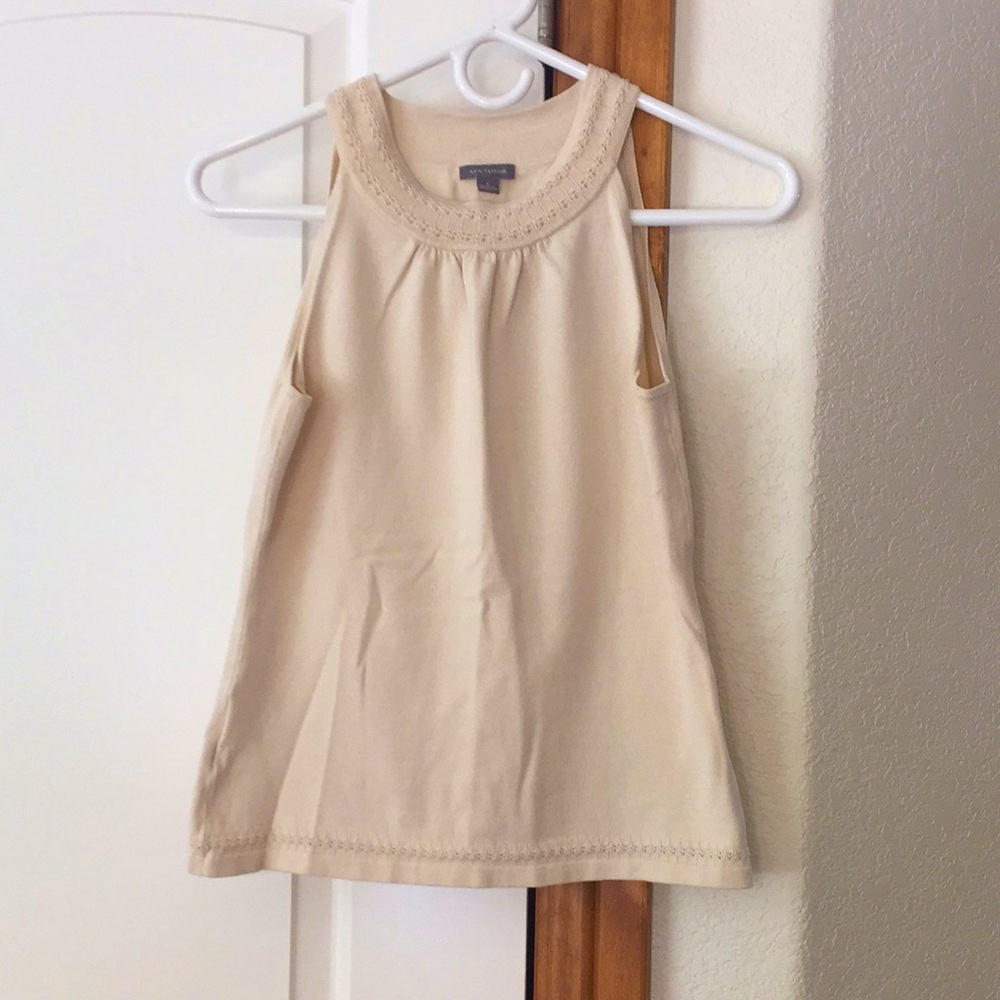 Ann Taylor beige tank top